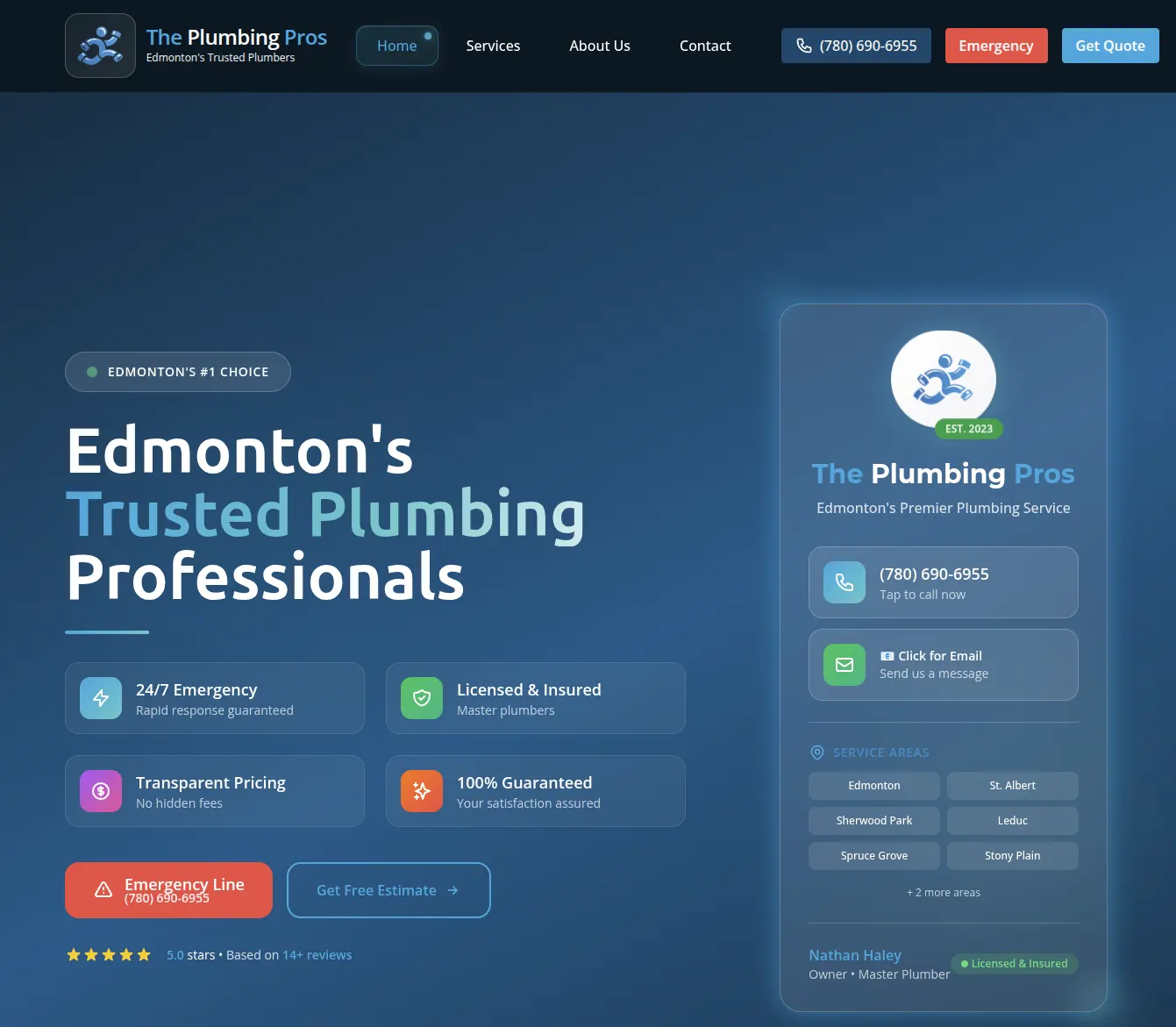 The Plumbing Pros Website